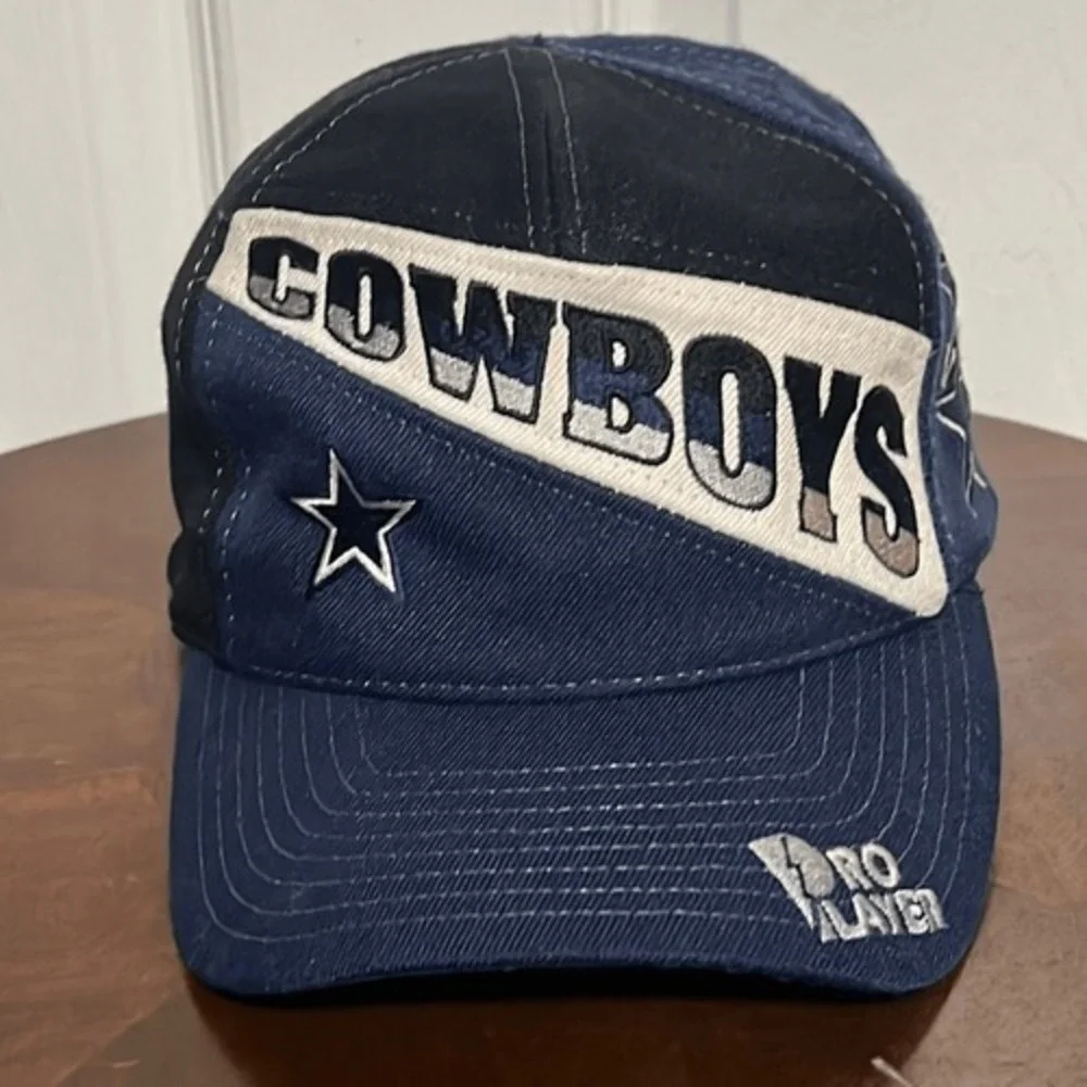 🏈🏈 True Vintage DALLAS COWBOYS Early‎ 90's NFL Pro Player Snapback Hat - EUC